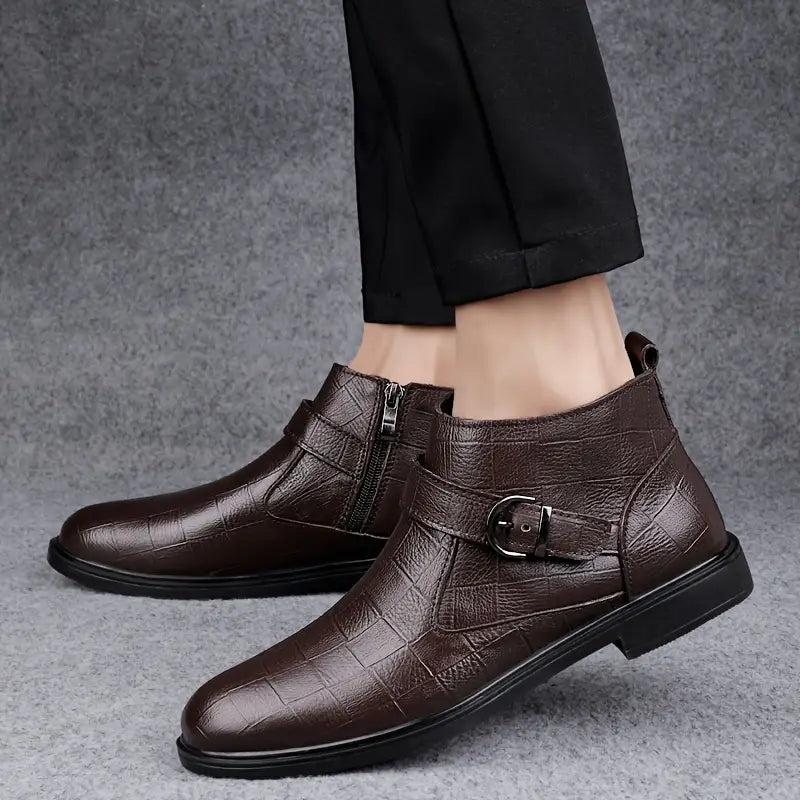 Bastien | Belted ankle boots with a distinguished character