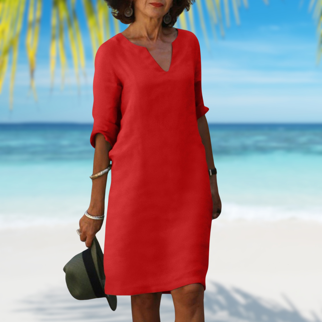 Eulalior | Flowing dress with timeless elegance