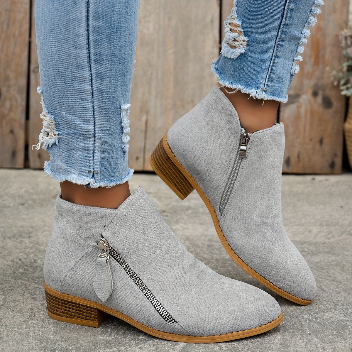 Amélia | Elegant ankle boots with side closure