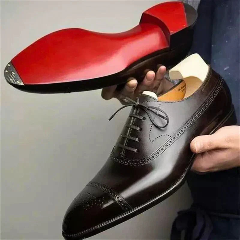 Édouard | Timelessly elegant cap-toe Oxfords