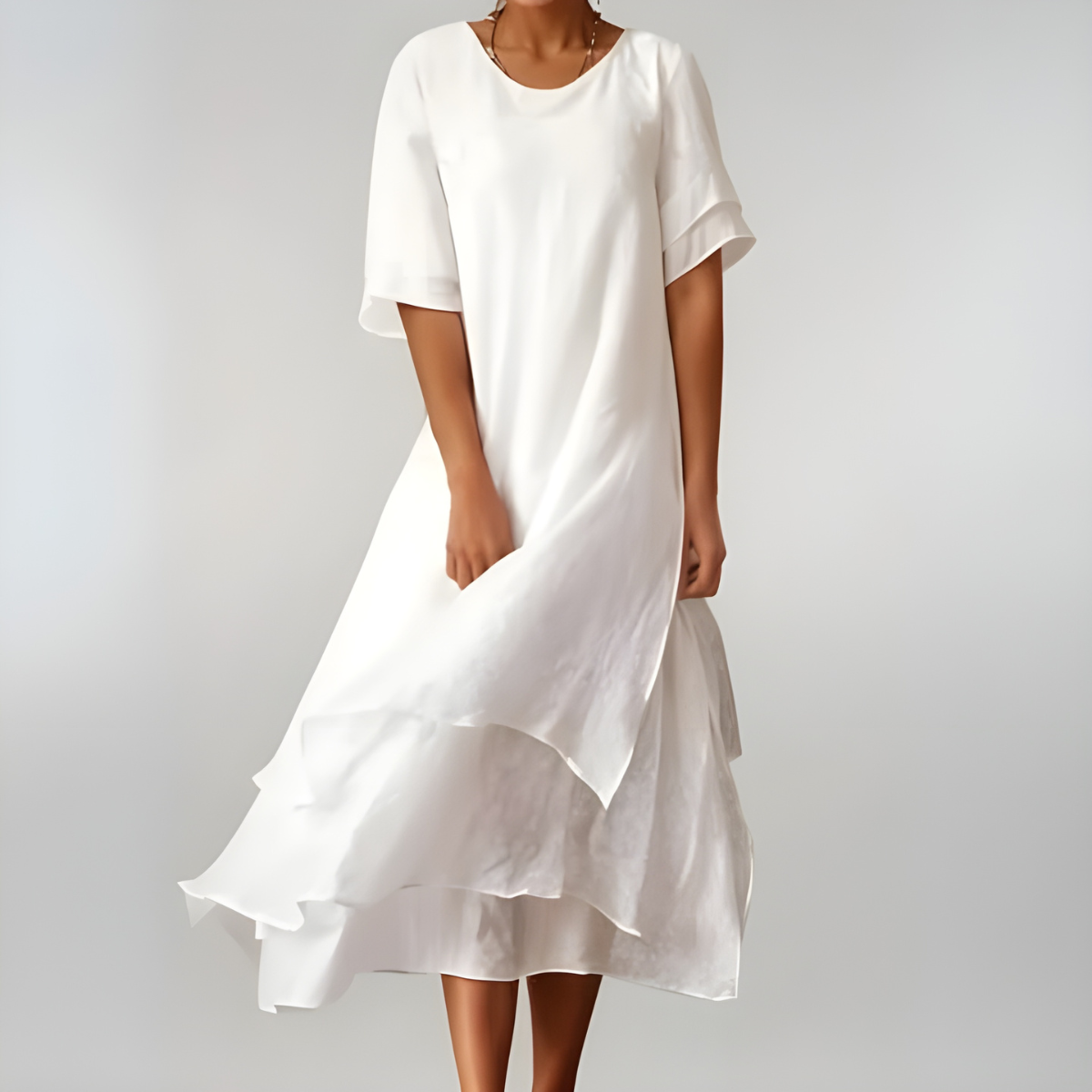 Palmina | Long cotton dress