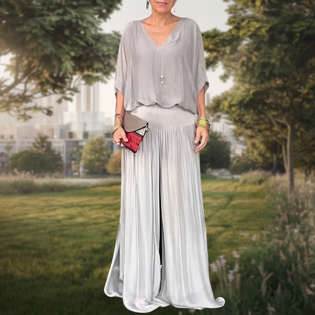 Jolia | Elegant Bohemian 2 Piece Set with Relaxed Fit