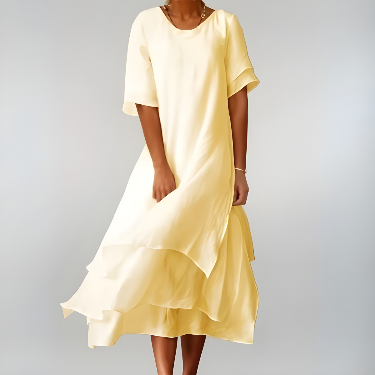 Palmina | Long cotton dress