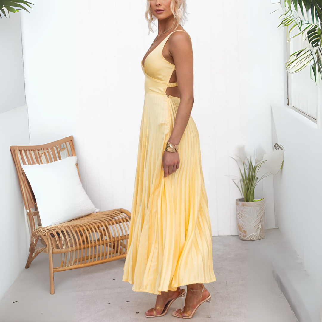 Maribel | Lightweight pleated summer dress