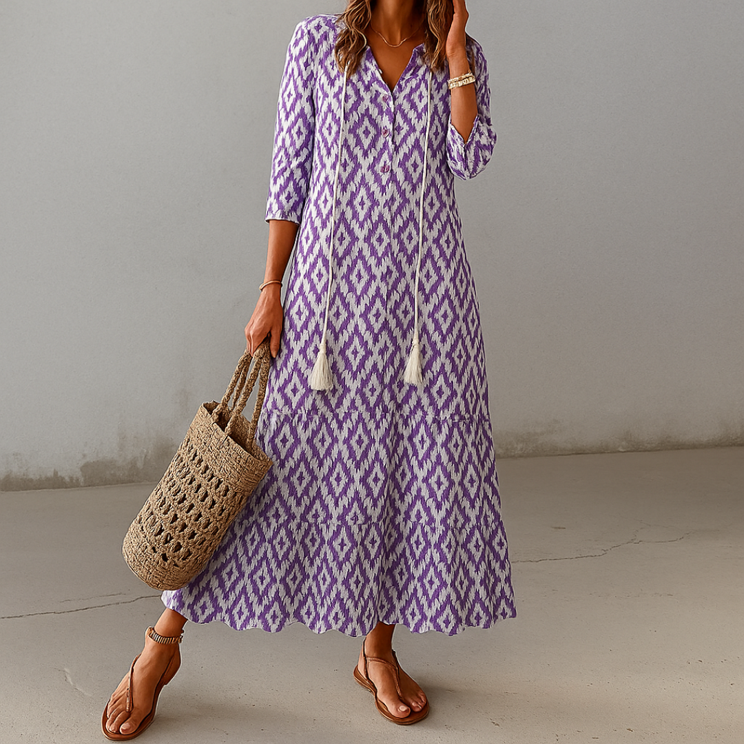 Tonee | Bohemian dress with belly coverage