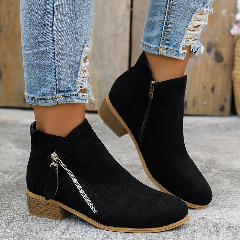 Amélia | Elegant ankle boots with side closure