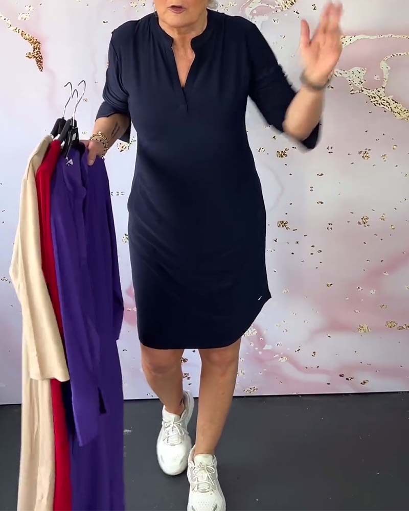 Orlane | Elegant V-neck dress