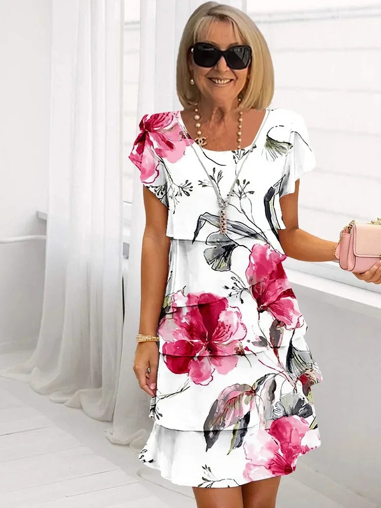 Indira | Elegant Floral Maxi Dress