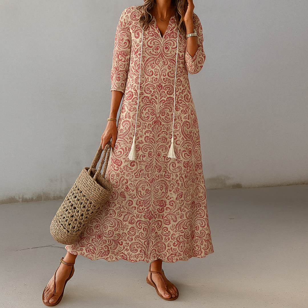 Tonee | Bohemian dress with belly coverage