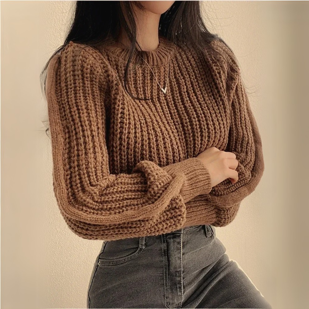 Cristina | Elegant long-sleeved sweater