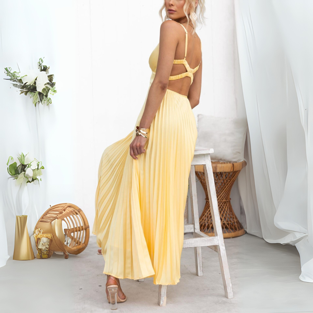 Maribel | Lightweight pleated summer dress