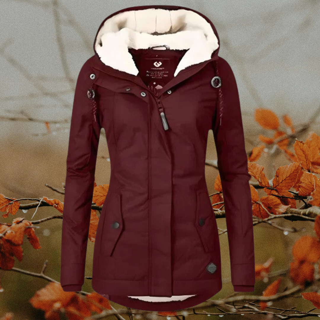 Amélie | Waterproof winter jacket with hood