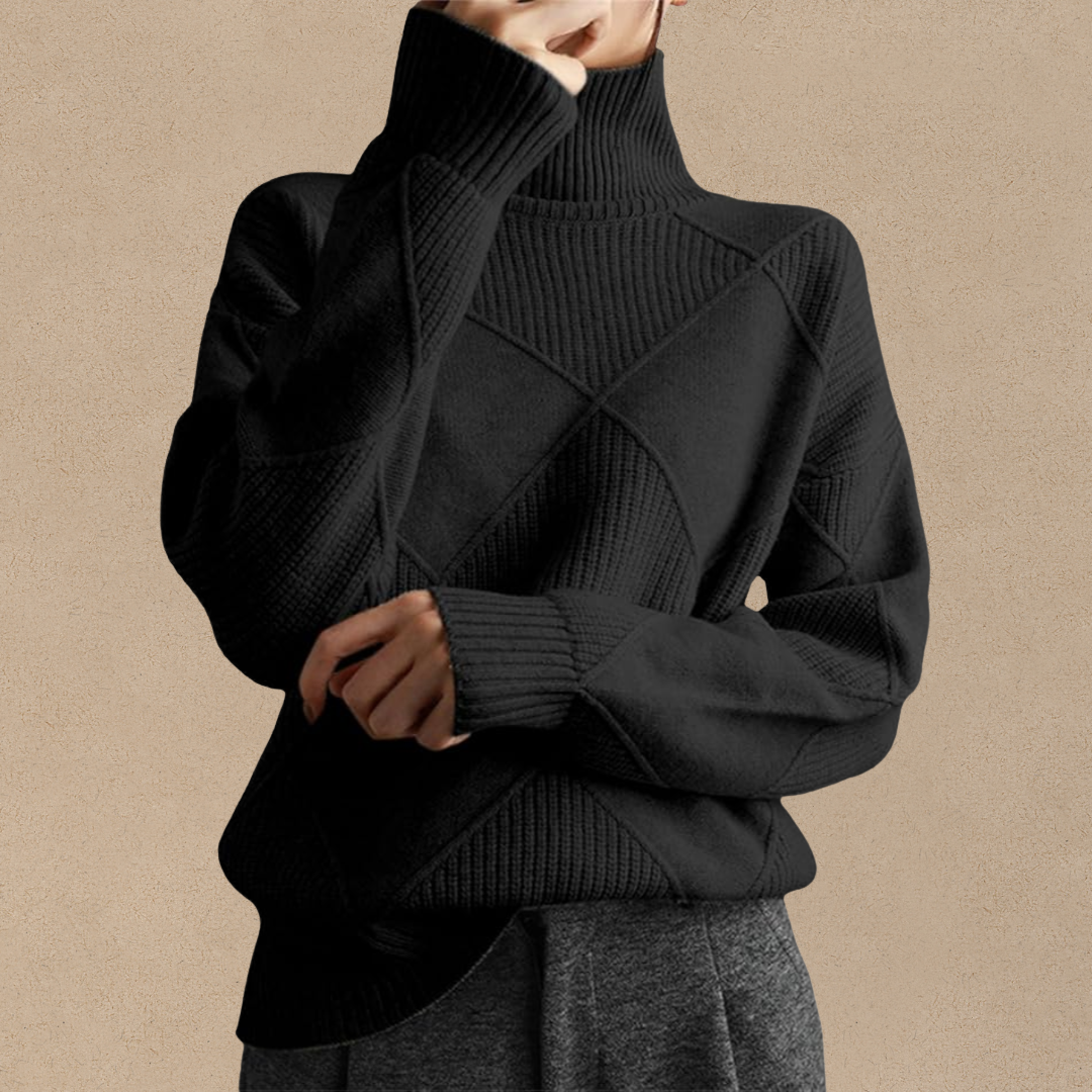 Maelis | Structured sweater with warm elegance