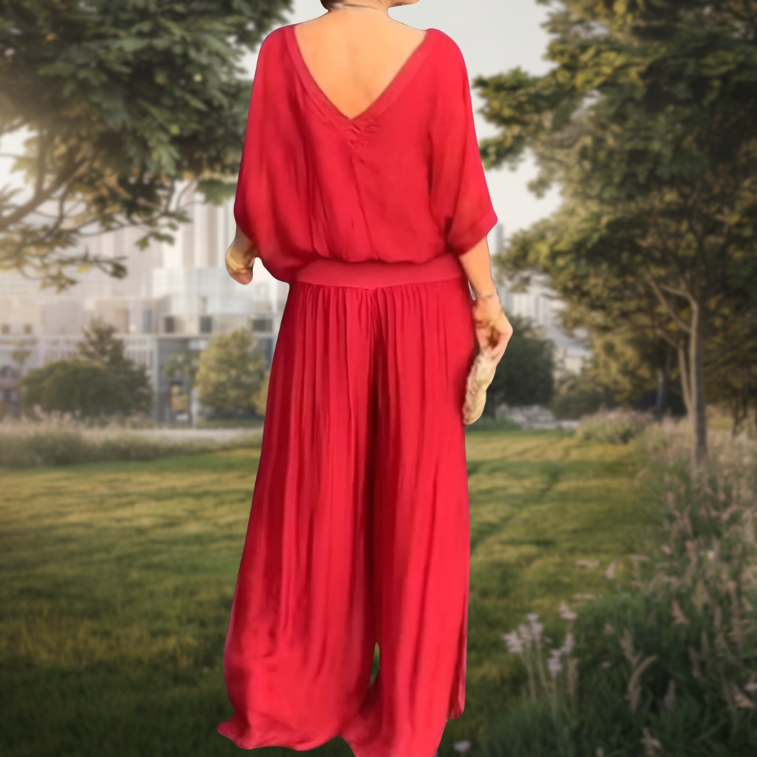 Jolia | Elegant Bohemian 2 Piece Set with Relaxed Fit