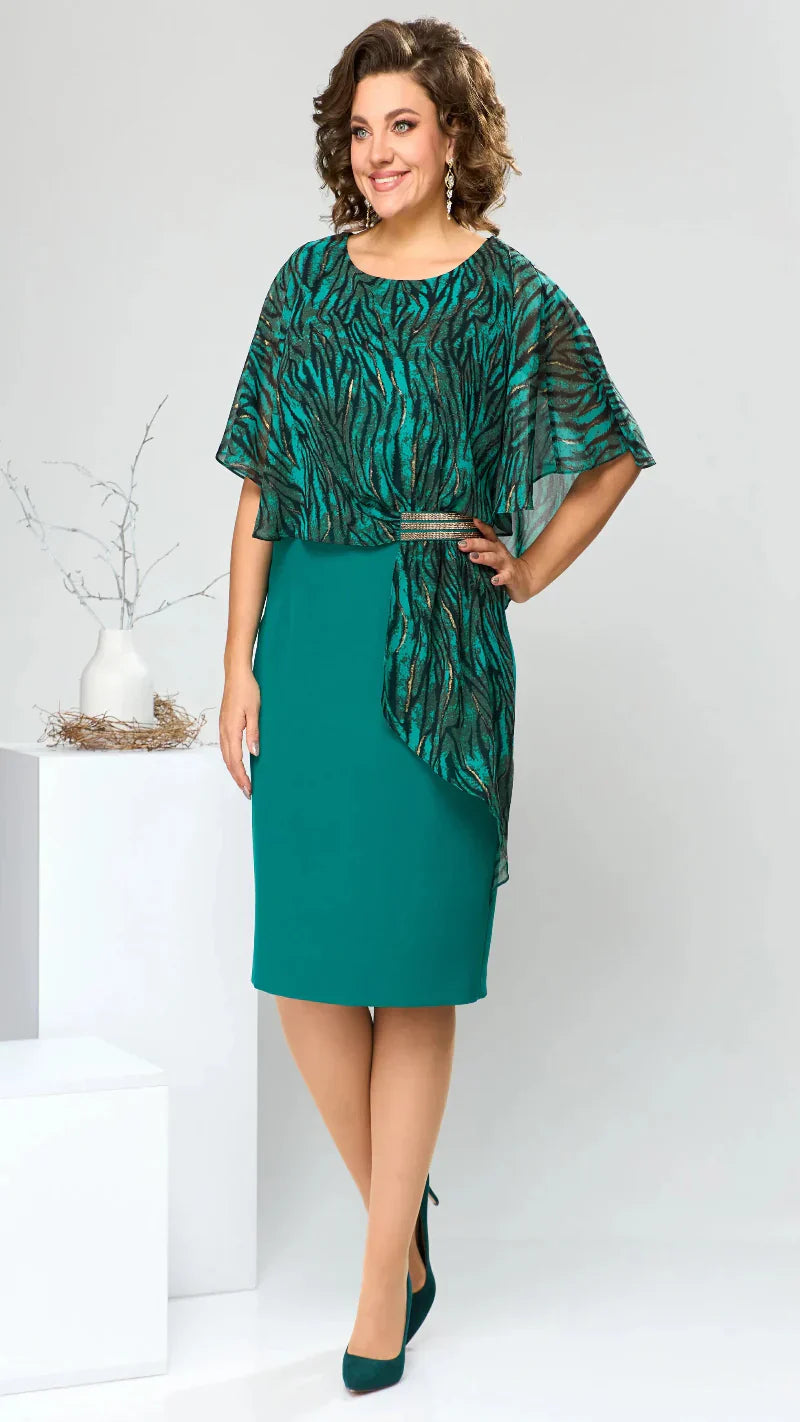 Mirabella | Elegant dress with draped details