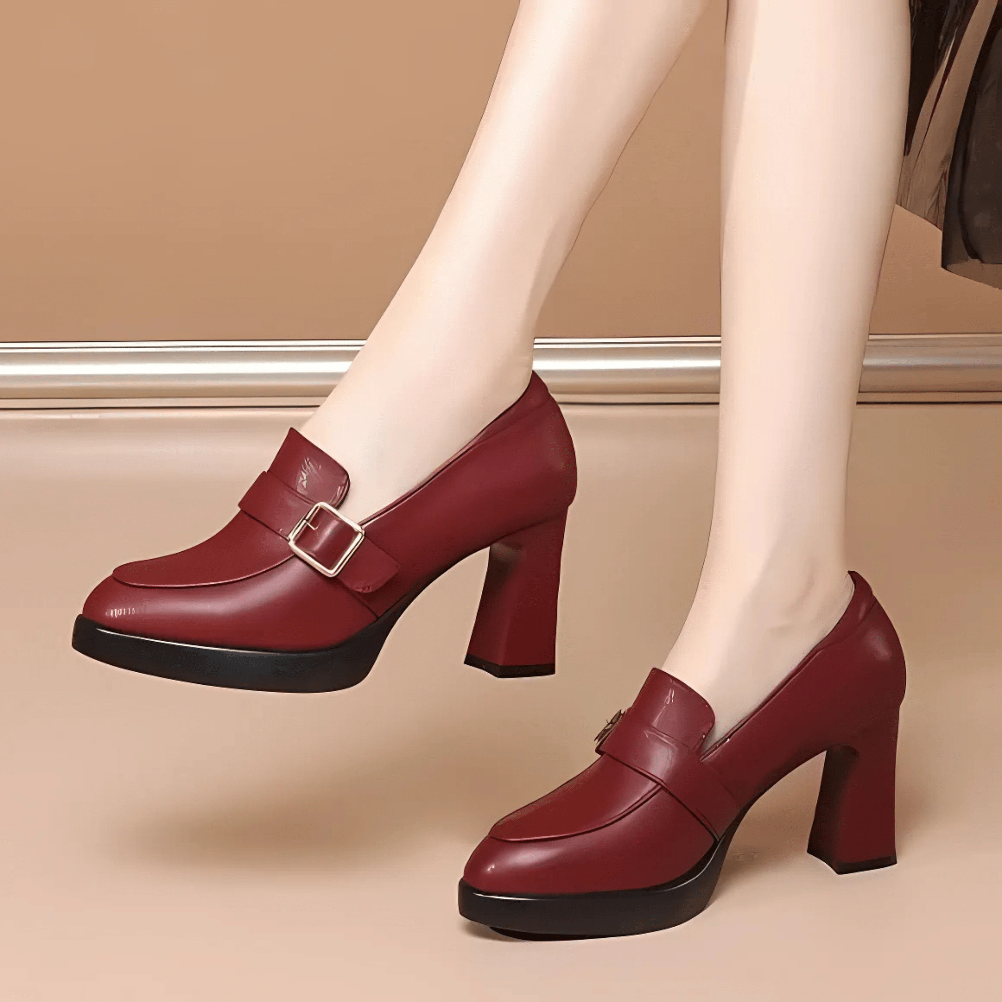 Malena | Classic heeled shoes with buckle