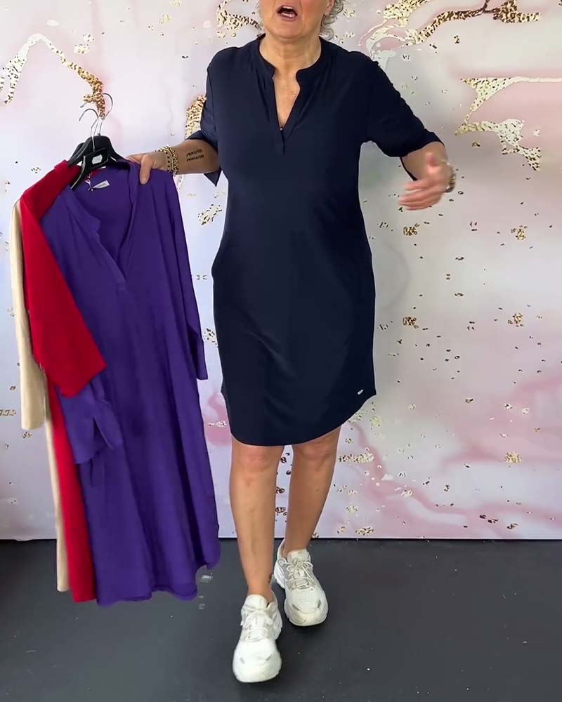 Orlane | Elegant V-neck dress