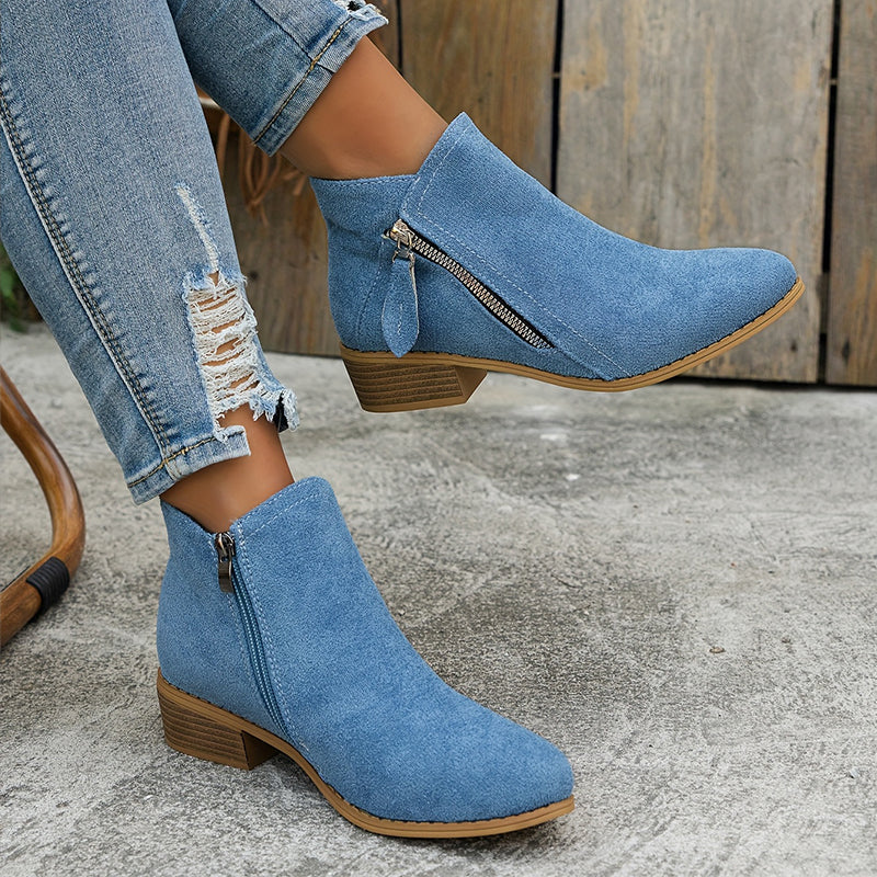 Amélia | Elegant ankle boots with side closure