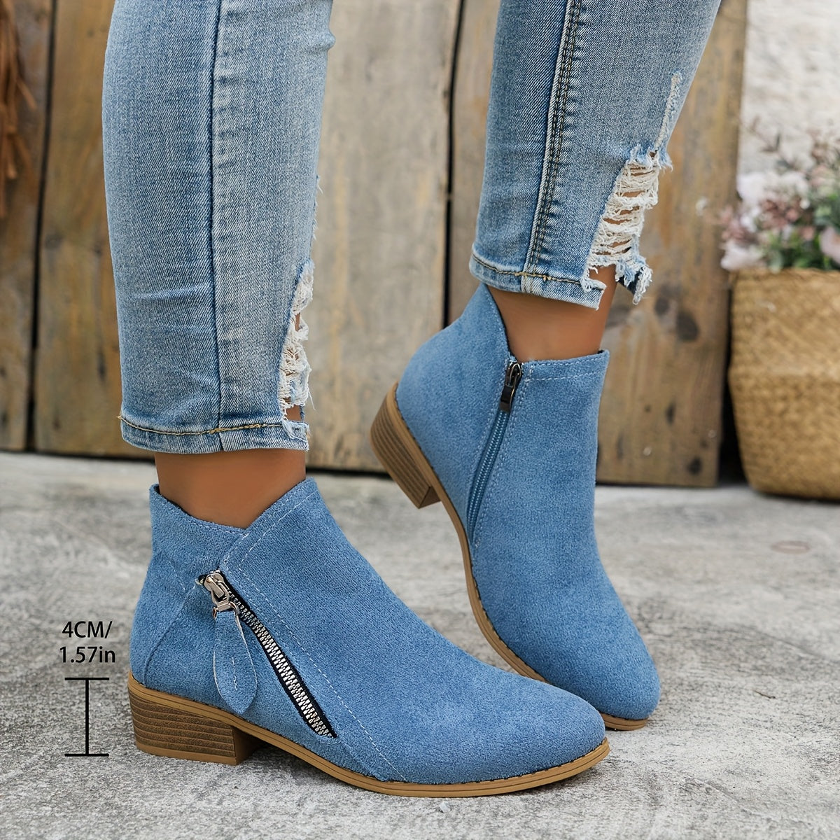 Amélia | Elegant ankle boots with side closure