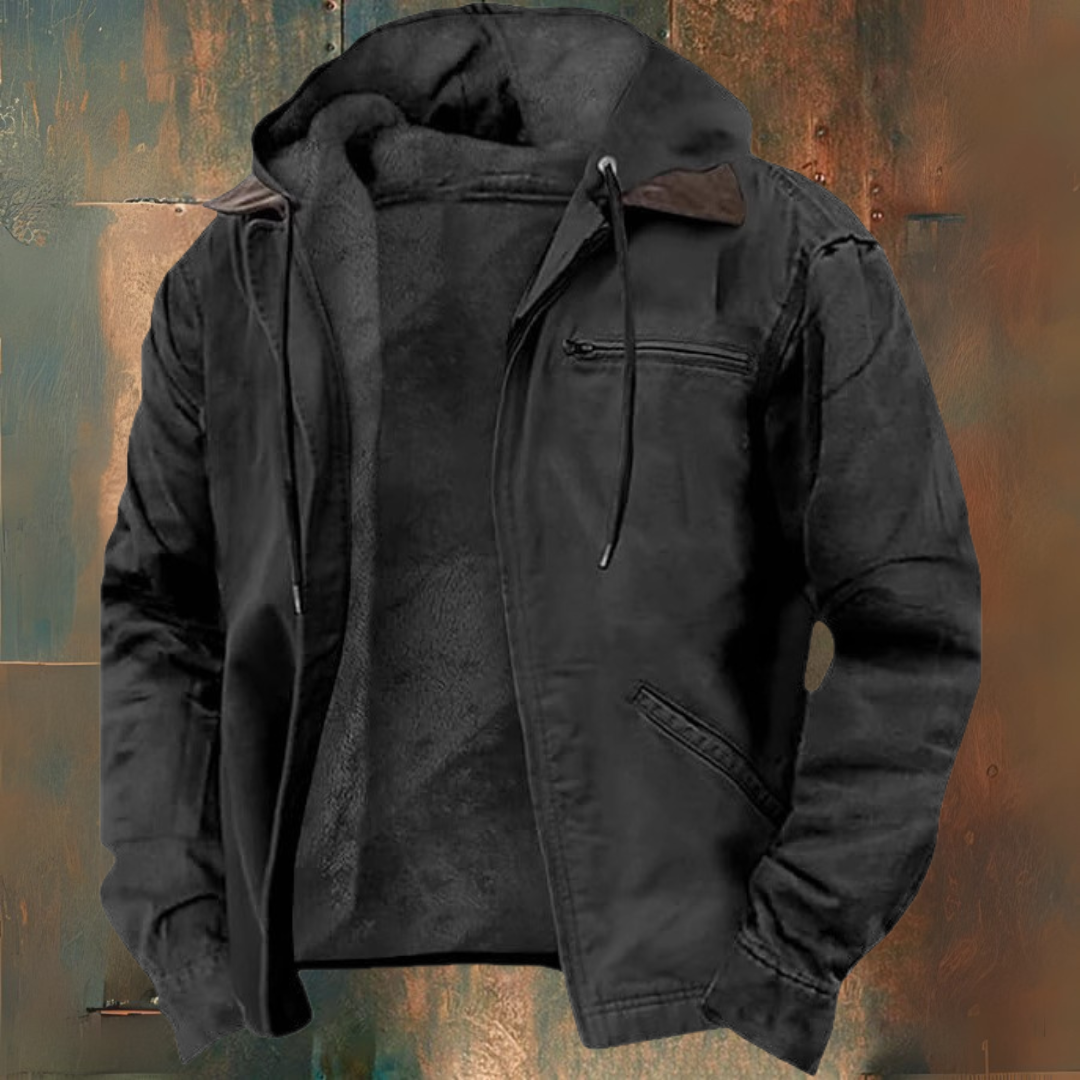Gaspard | Hooded zip-up vest jacket