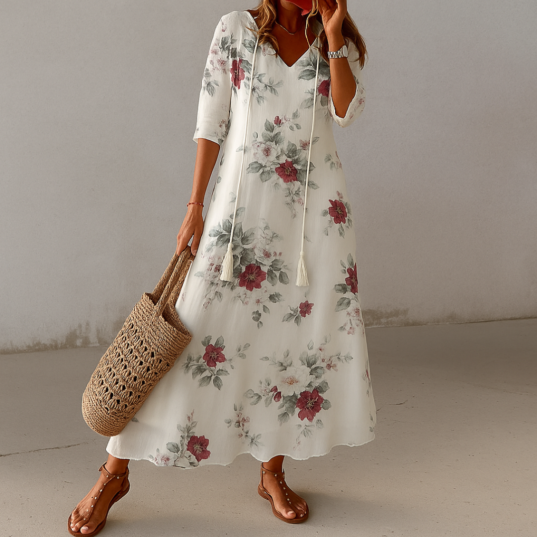 Tonee | Bohemian dress with belly coverage