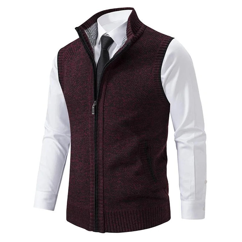 Rubén | Sleeveless woven fleece vest