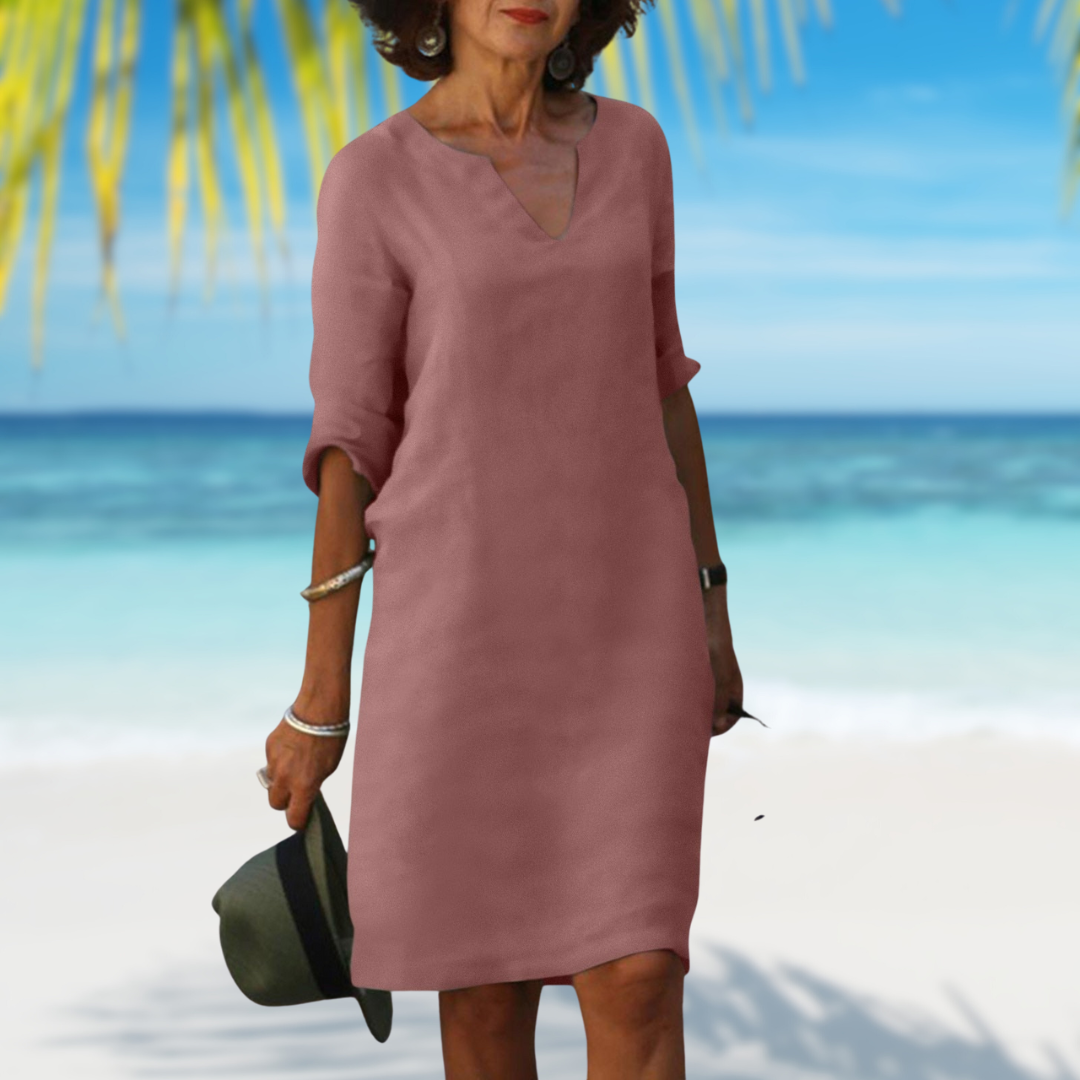 Eulalior | Flowing dress with timeless elegance
