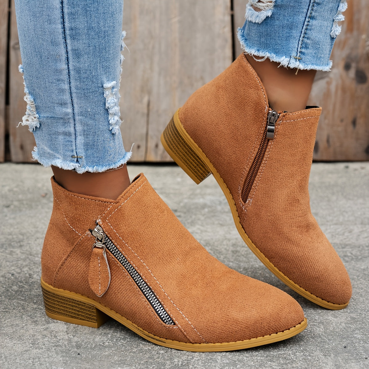 Amélia | Elegant ankle boots with side closure