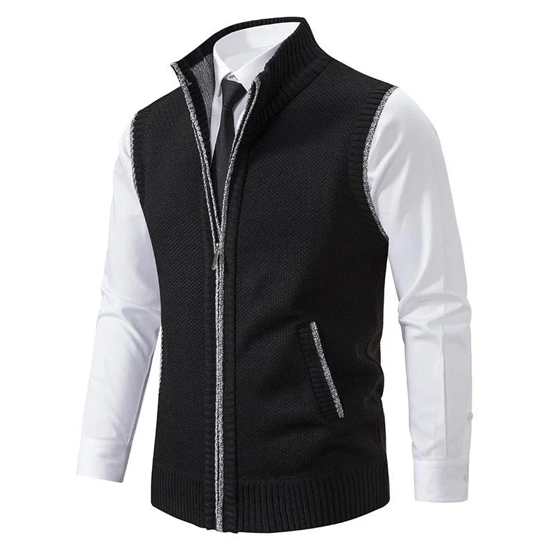 Rubén | Sleeveless woven fleece vest