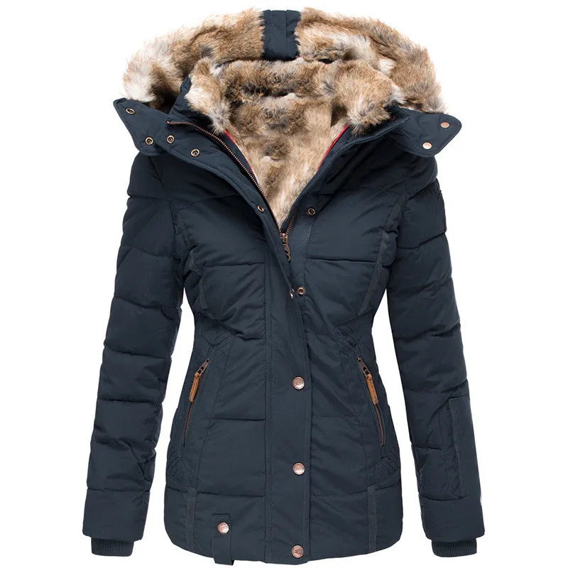 Marisol | Warm winter coat with fur lining