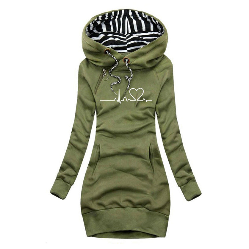 Karina | Heartbeat Printed Knit Dress