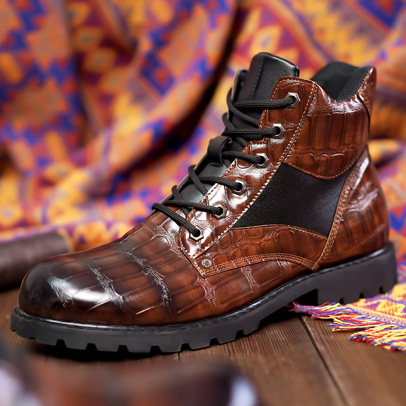 Marceau | Premium textured ankle boots
