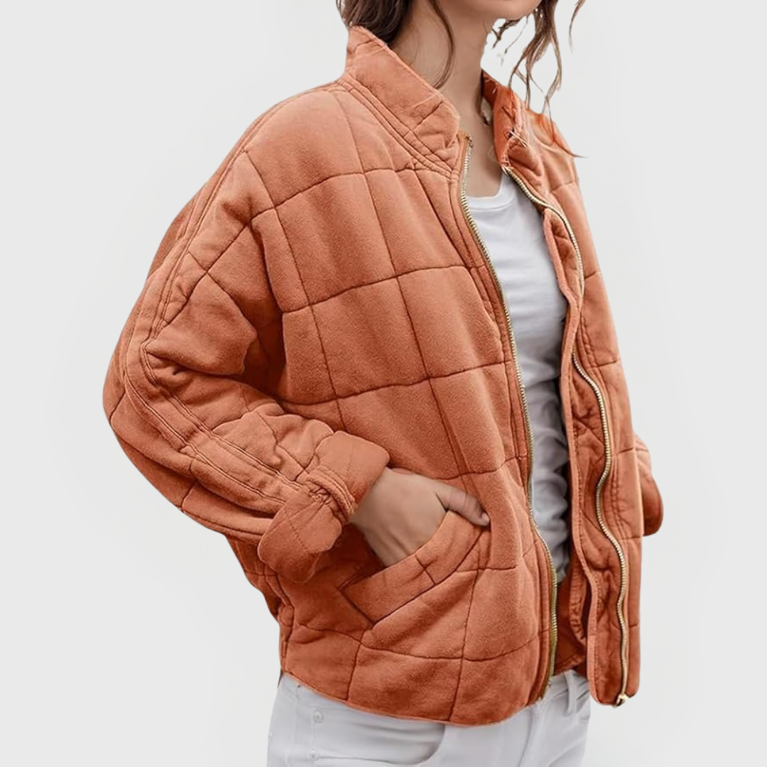 Josiane | Quilted jacket with an elegant oversized look