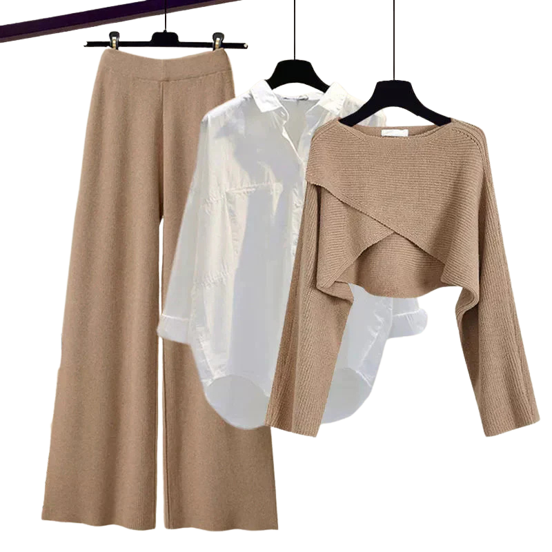 Ana Isabel | Comfortable and soft three-piece set with long sleeves