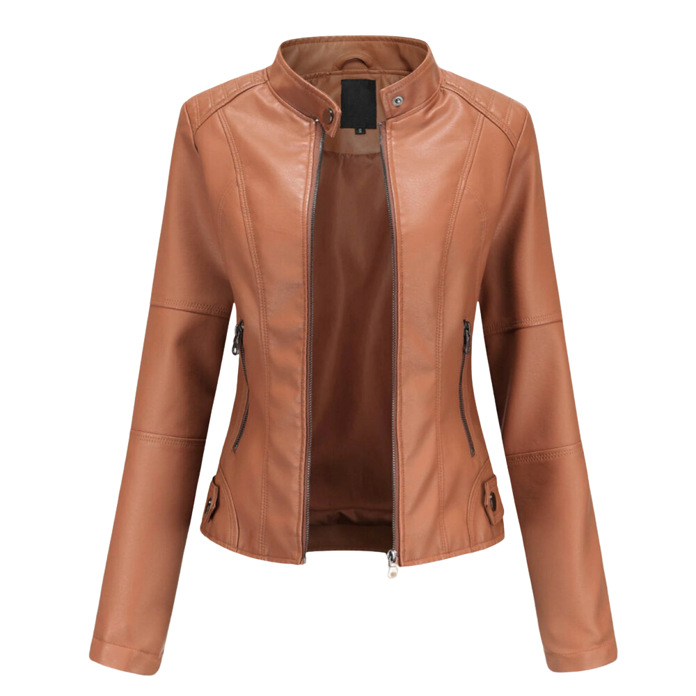 Violeta | Elegant leather jacket for women