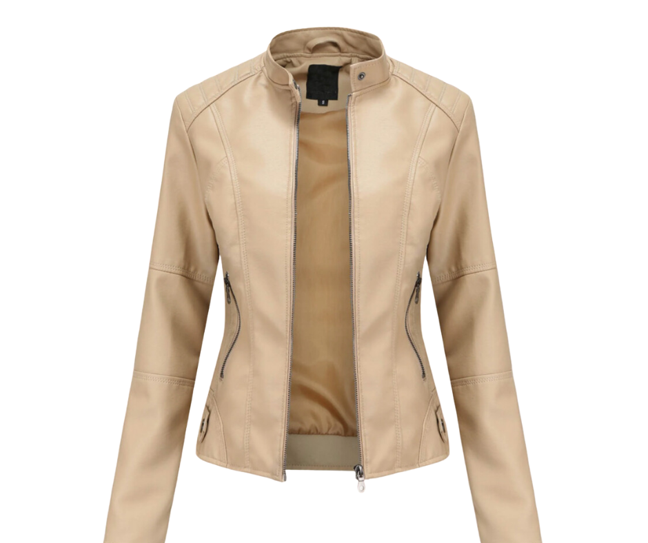 Violeta | Elegant leather jacket for women