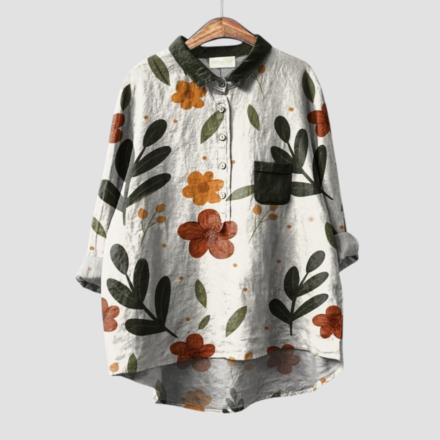 Ottavia | Oversized Vintage Floral Shirt