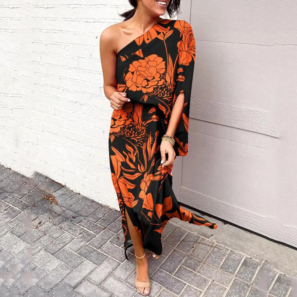 Candice | Elegant one-shoulder dress