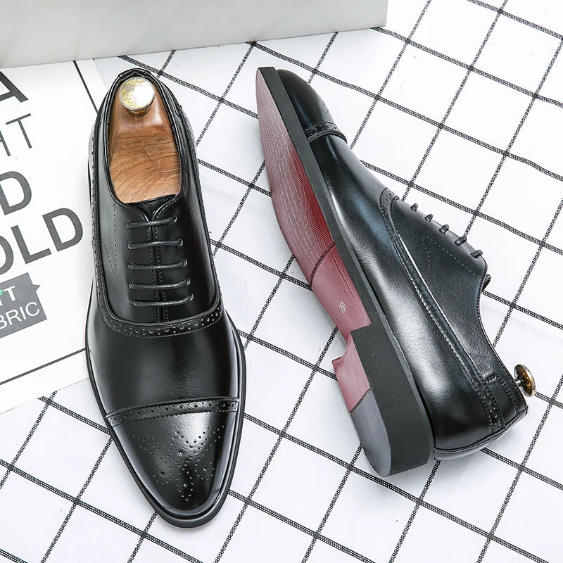 Édouard | Timelessly elegant cap-toe Oxfords