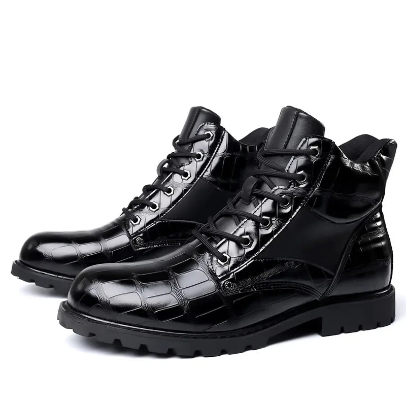 Marceau | Premium textured ankle boots