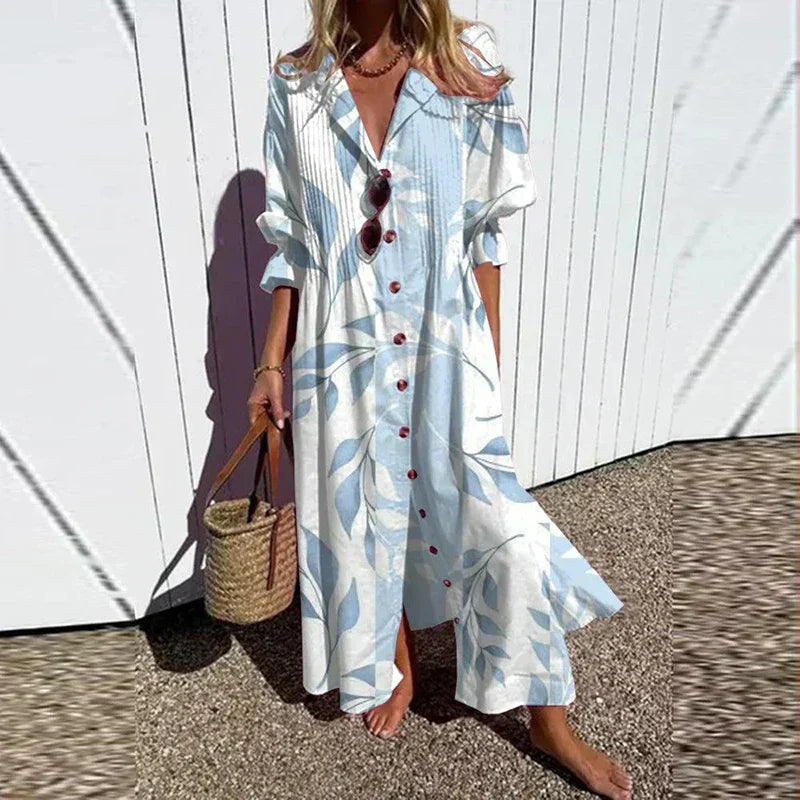 Maisie | Flattering bohemian maxi dress