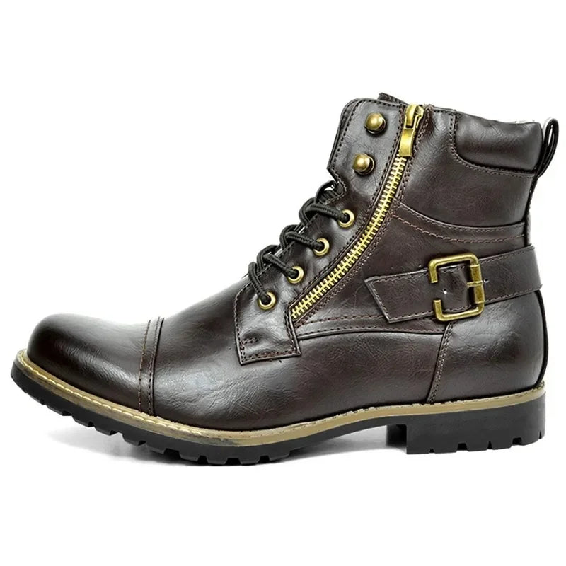 Antonio | Leather lace-up boots