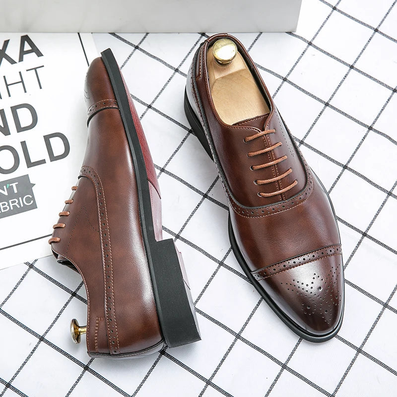 Édouard | Timelessly elegant cap-toe Oxfords