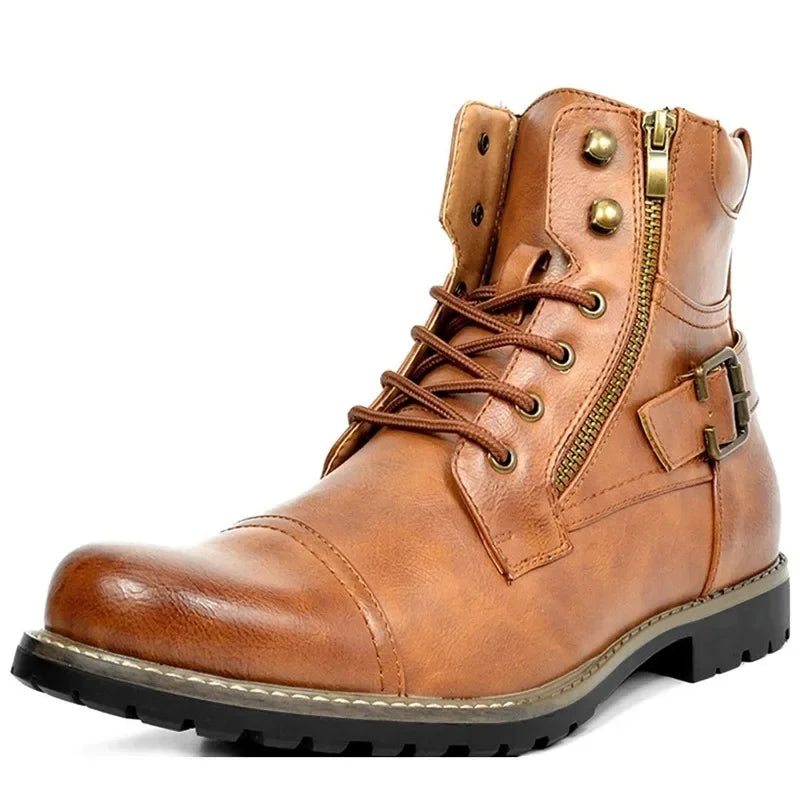 Antonio | Leather lace-up boots