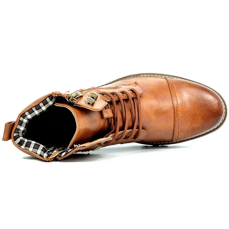 Antonio | Leather lace-up boots