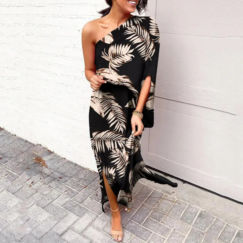 Candice | Elegant one-shoulder dress
