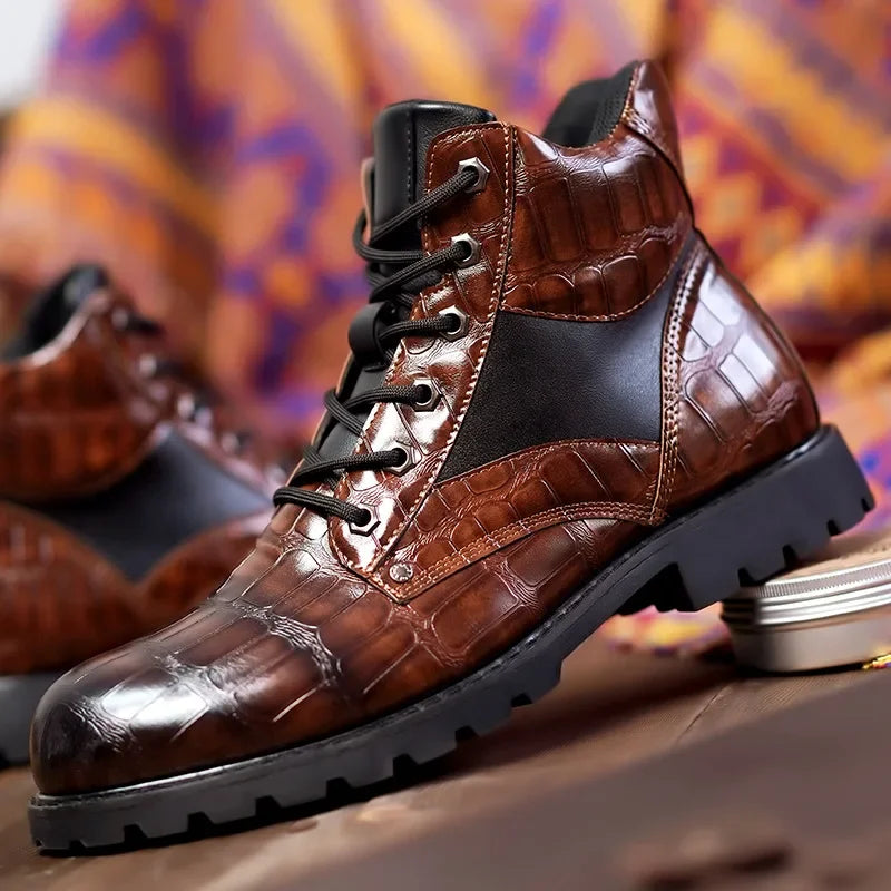 Marceau | Premium textured ankle boots