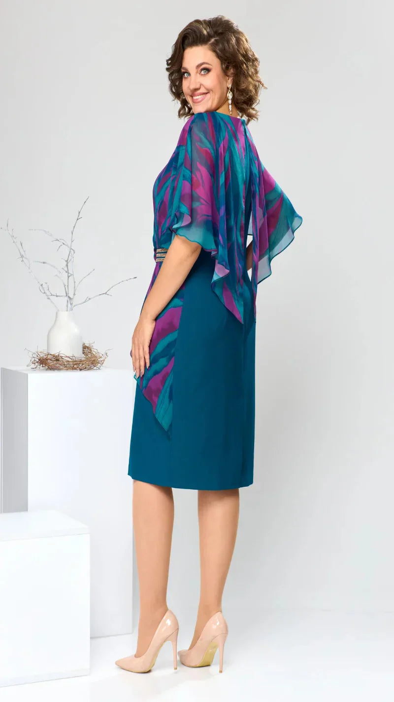 Mirabella | Elegant dress with draped details