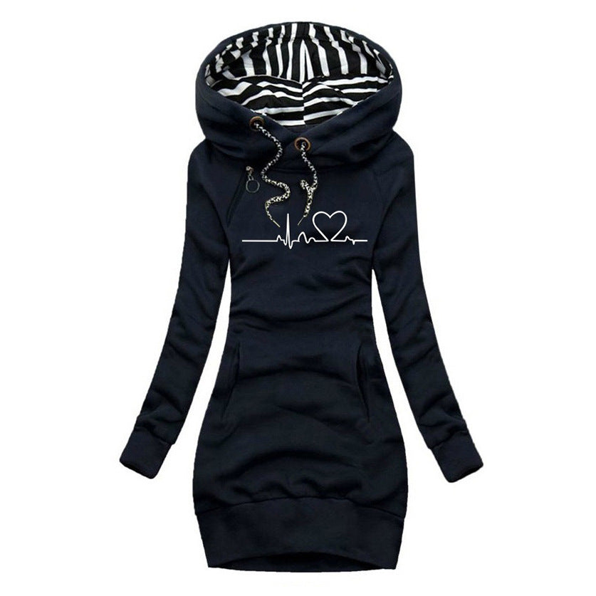 Karina | Heartbeat Printed Knit Dress