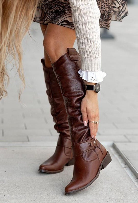 Camélia | Bottes hautes à l’élégance naturelle